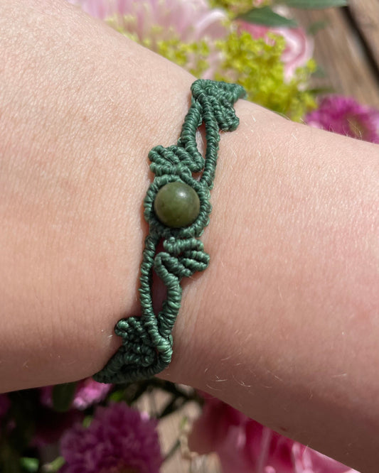 Geschwungenes Blätter Armband