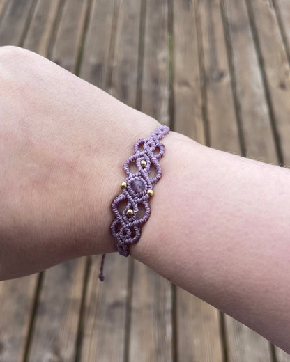 Elegantes Makramee Armband– filigraner Fairycore Schmuck